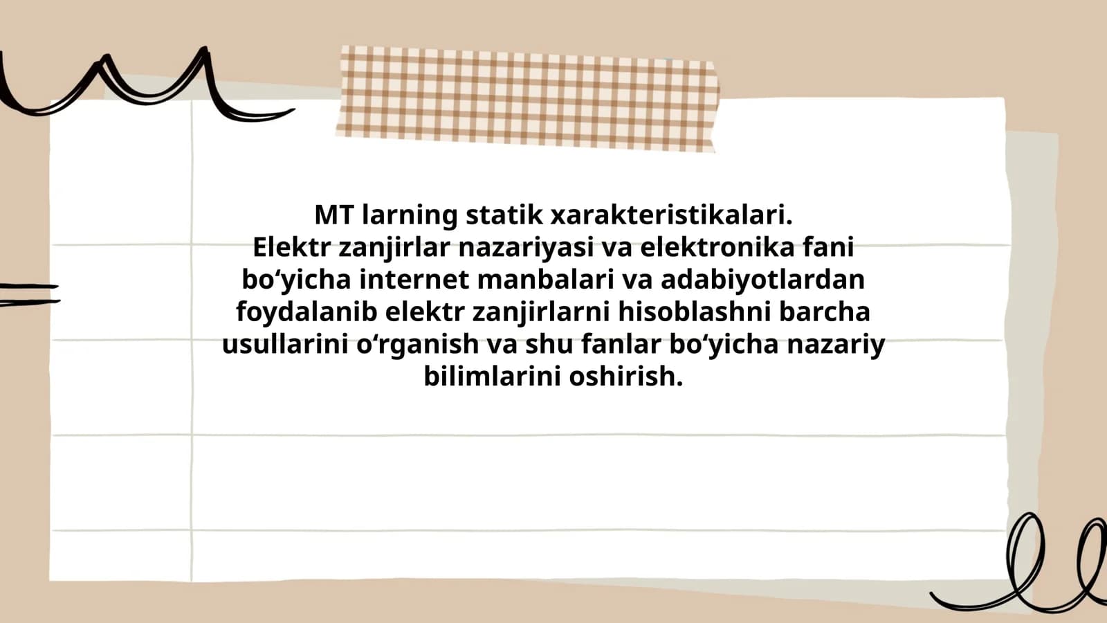 Elektr zanjirlar hisoblashdan foydalanish