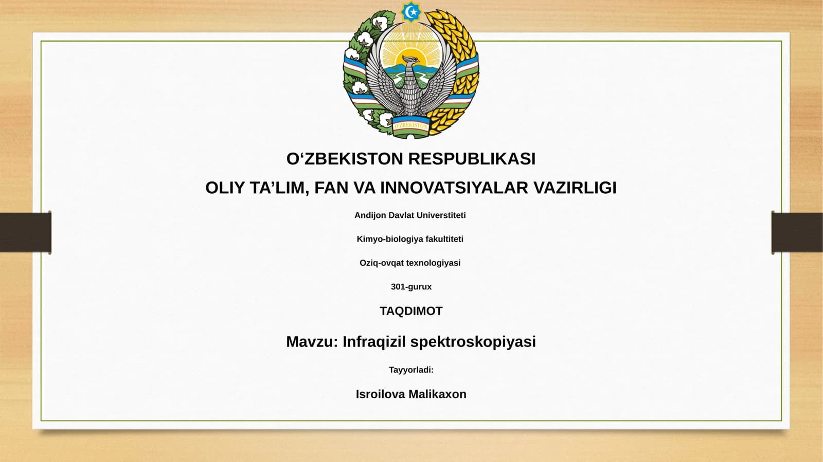 Infraqizil spektroskopiyasi