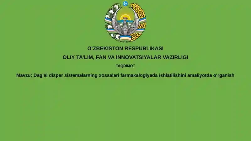 Qo'pol dispers sistemalar