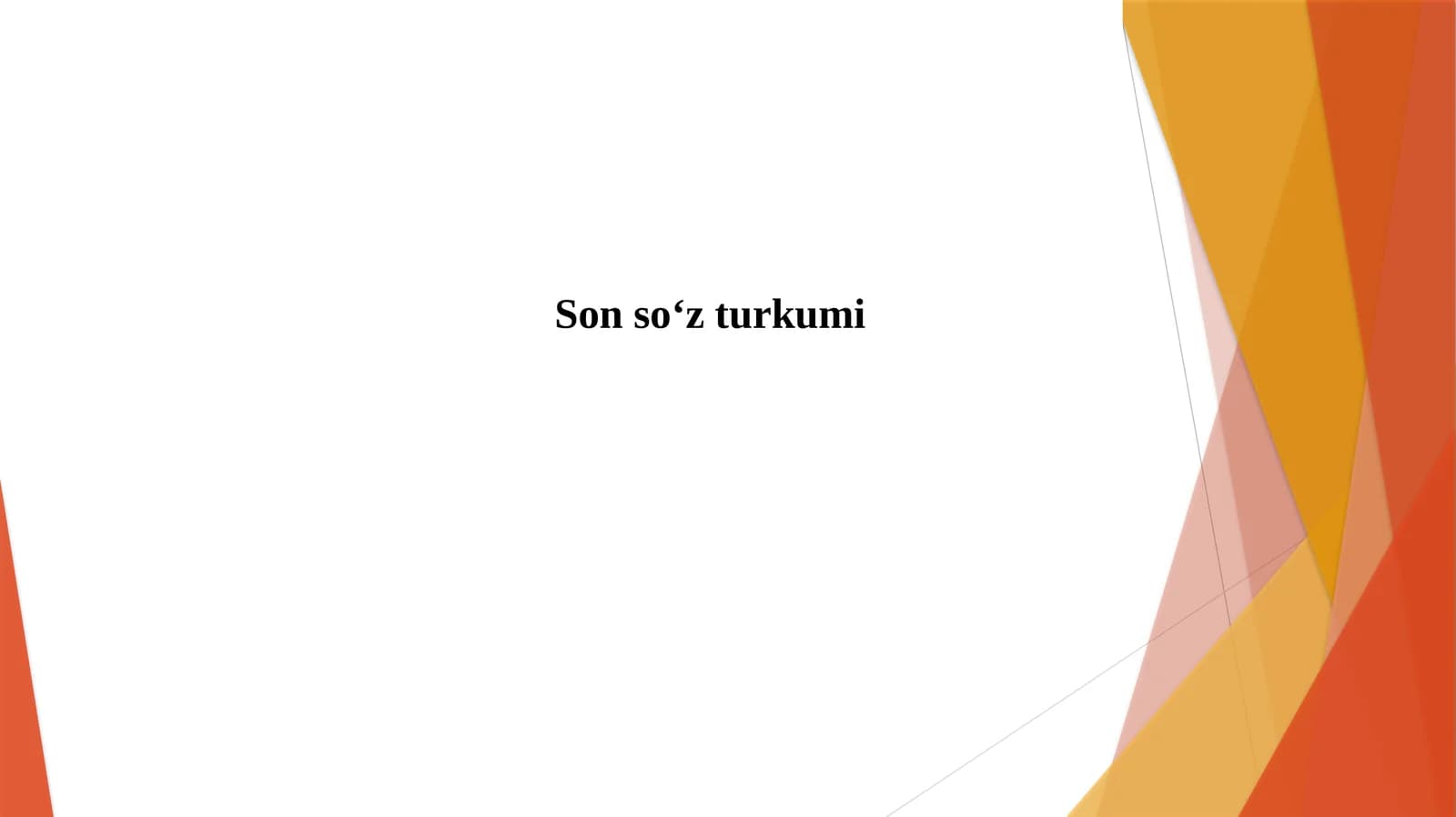 Son so‘z turkumi
