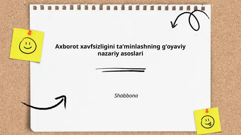 Axborot xavfsizligi