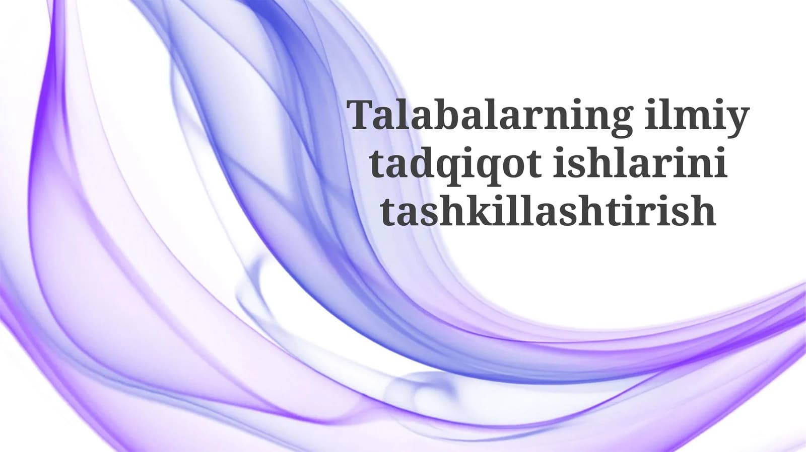 Tadqiqot bosqichlari