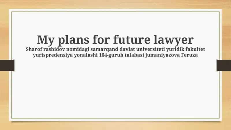 My Legal Journey: Passion, Preparation, and Purpose