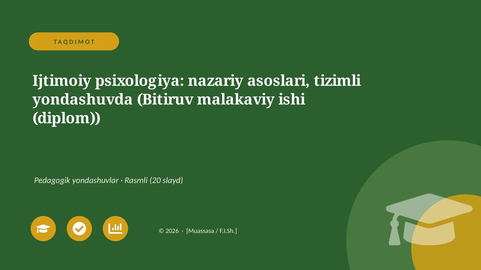 Ijtimoiy psixologiya: nazariy asoslari, tizimli yondashuvda (Bitiruv malakaviy ishi (diplom))