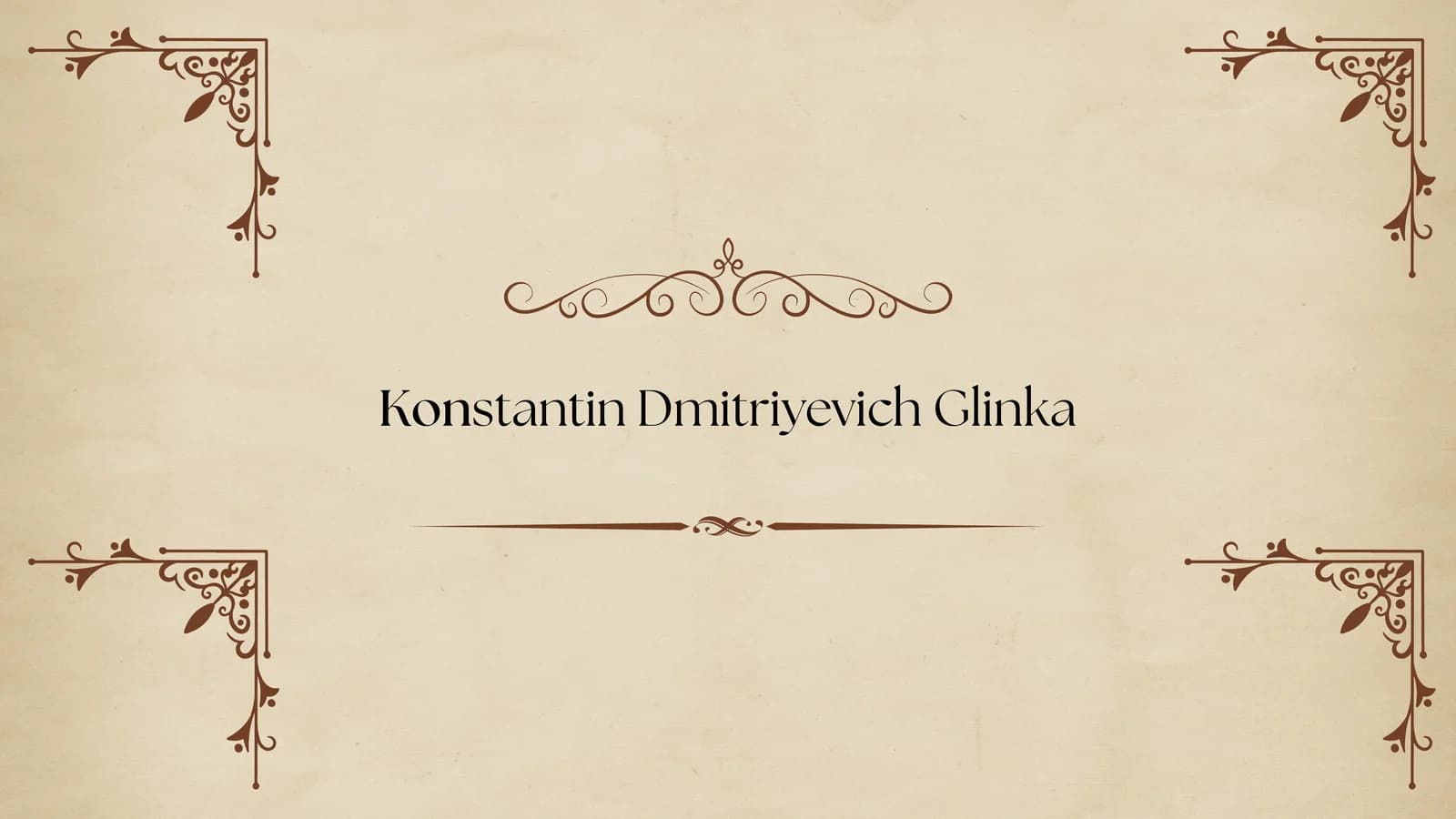 Konstantin Dmitriyevich Glinka