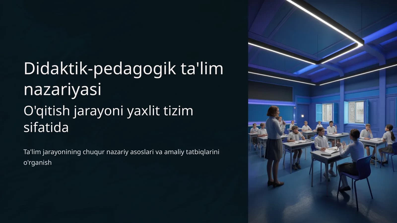 Didaktik-pedagogik ta'lim nazariyasi