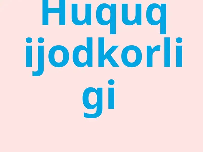 Huquq ijodkorligi