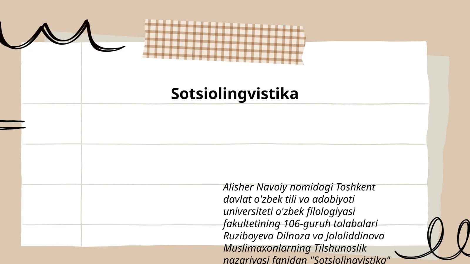 Sotsiolingvistika