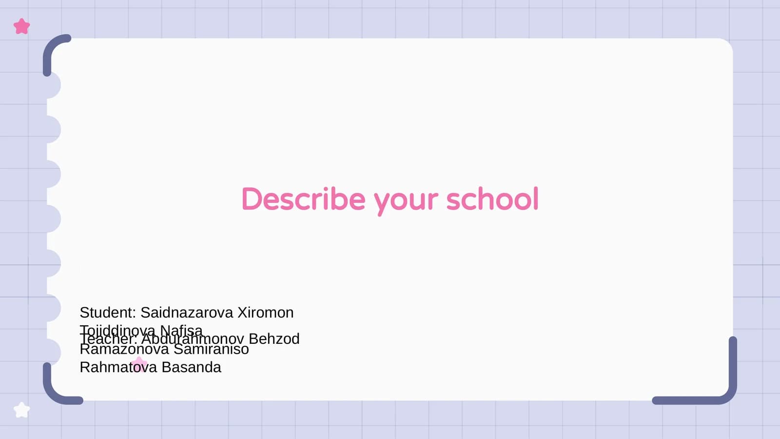 My School