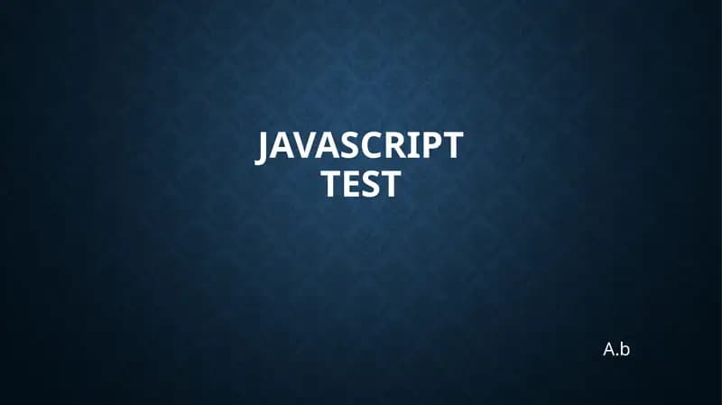 JavascriptTest