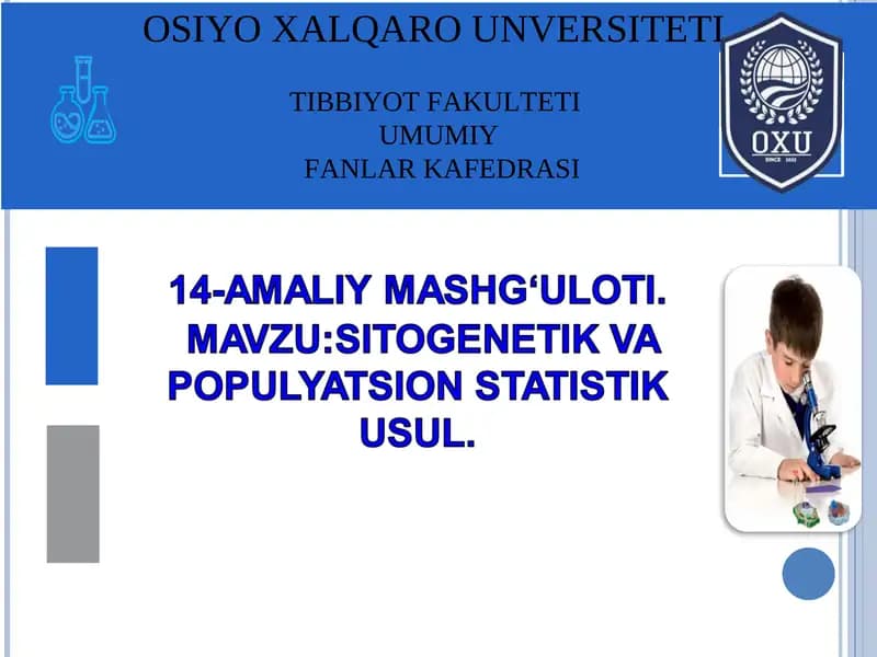 Sitogenetik usul