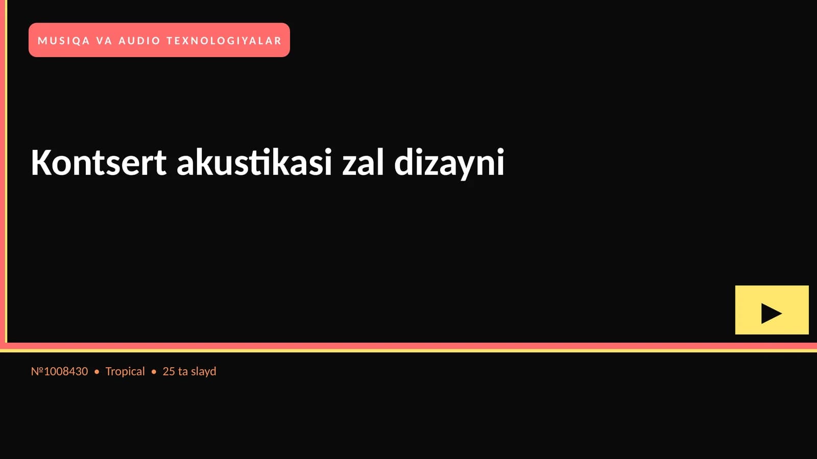 Kontsert akustikasi zal dizayni