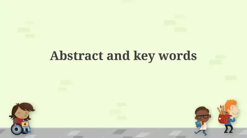 Plan: Keywords: Definition and Importance