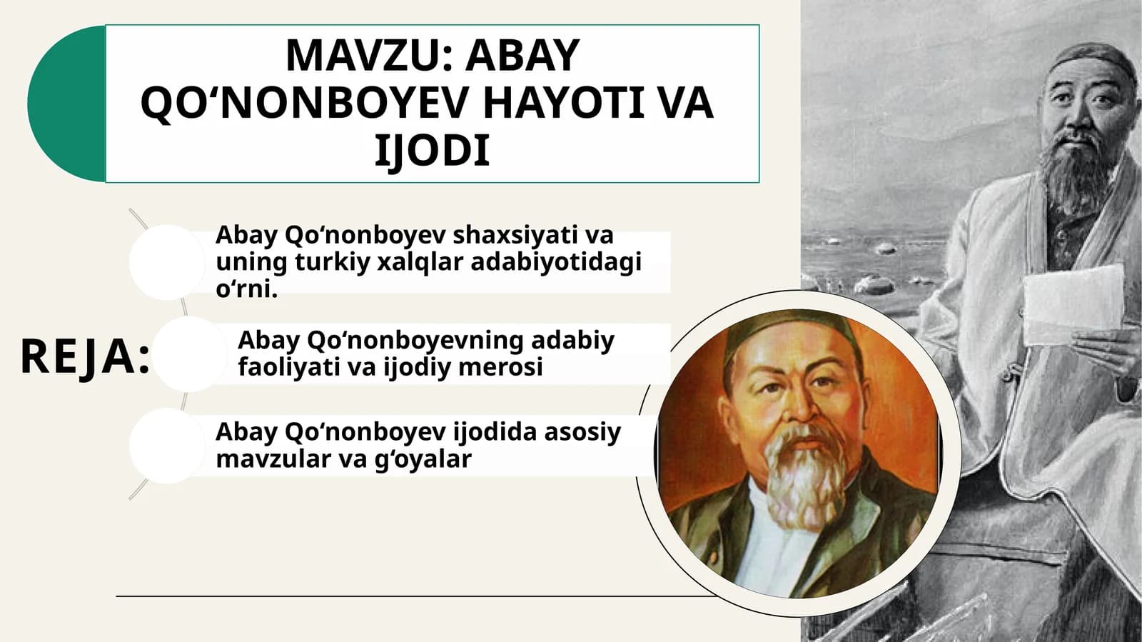 Abayning turkiy xalqlar adabiyotidagi o‘rni
