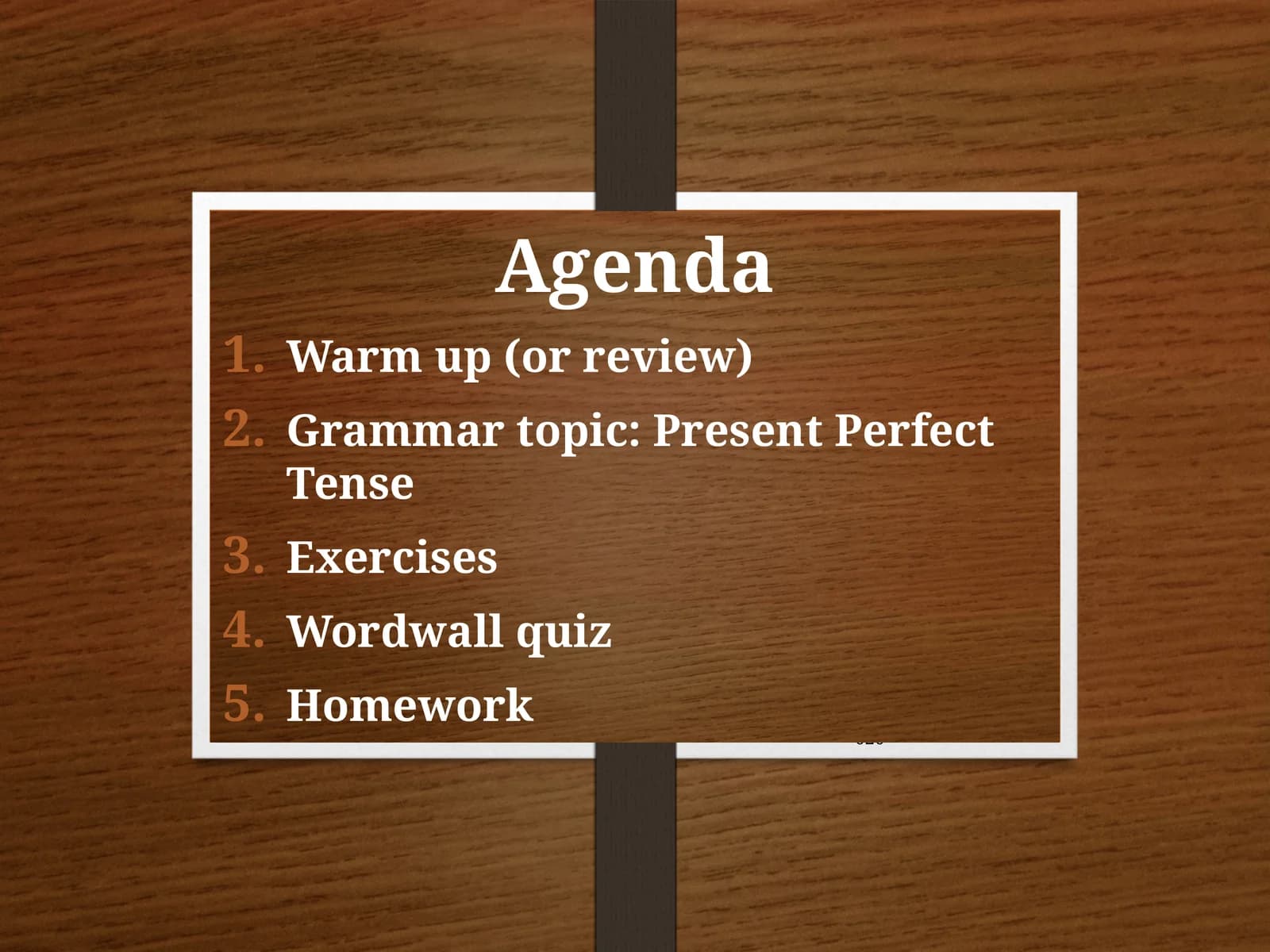 Present Perfect Simple