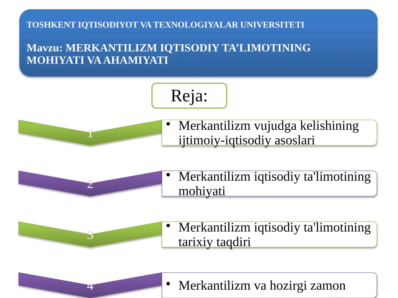 Merkantilizm ta'limoti