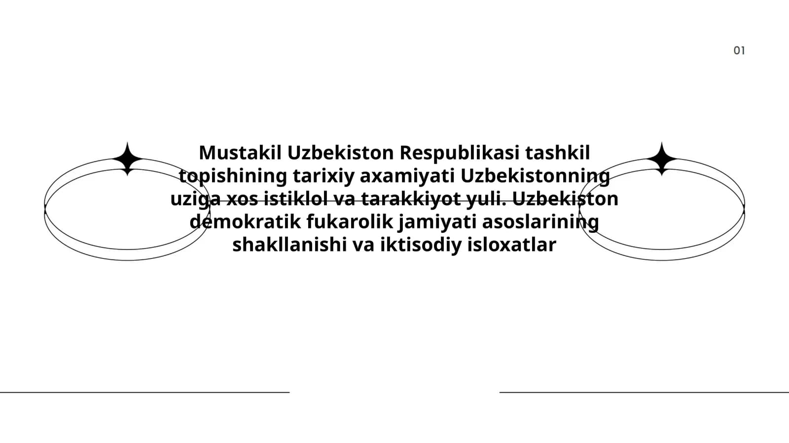 Mustakil Uzbekiston Respublikasi tashkil topishining tarixiy axamiyati