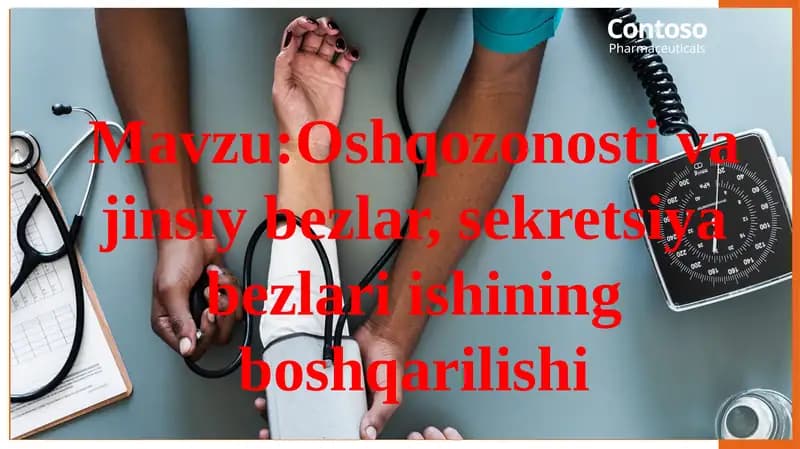 Oshqozonostibezi, Jinsiybezlar, Sekretsiyabezlarifunksiyasiningboshqarilishi