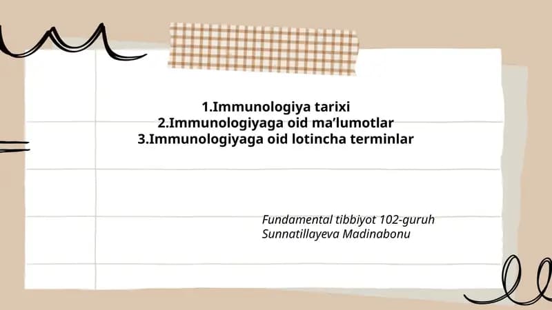 Immunologiya tarixi