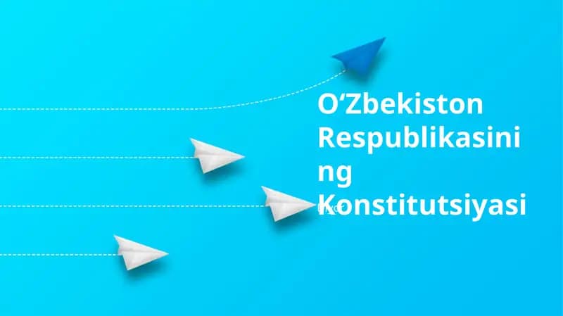 Oʻzbekiston Respublikasining Konstitutsiyasi