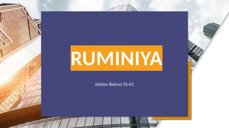 Ruminiya