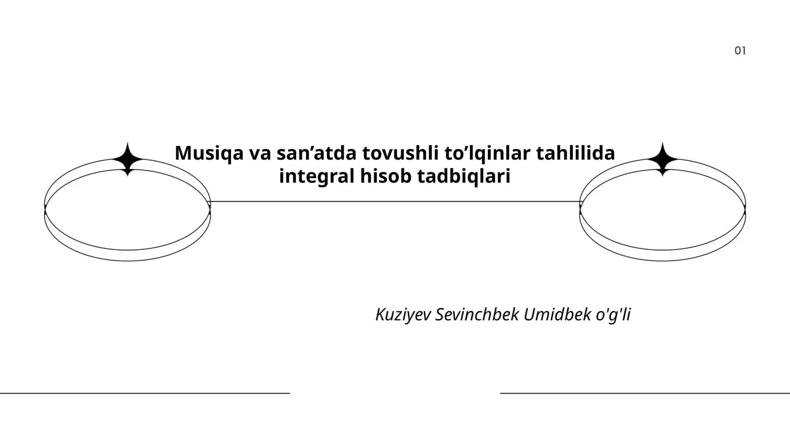 Musiqa va san’atda tovushli to’lqinlar tahlilida integral hisob tadbiqlari