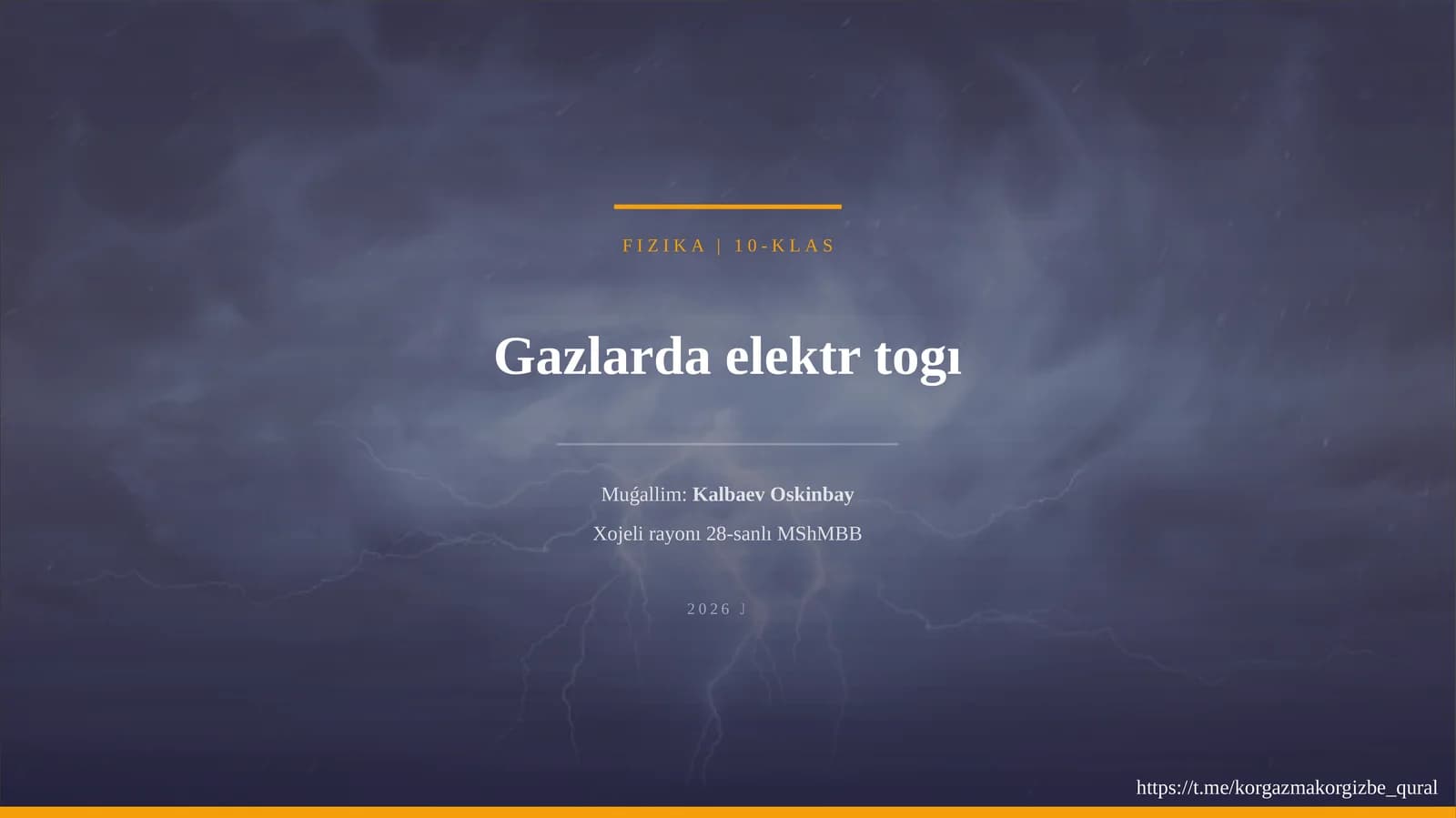 Gazlarda elektr tog'i