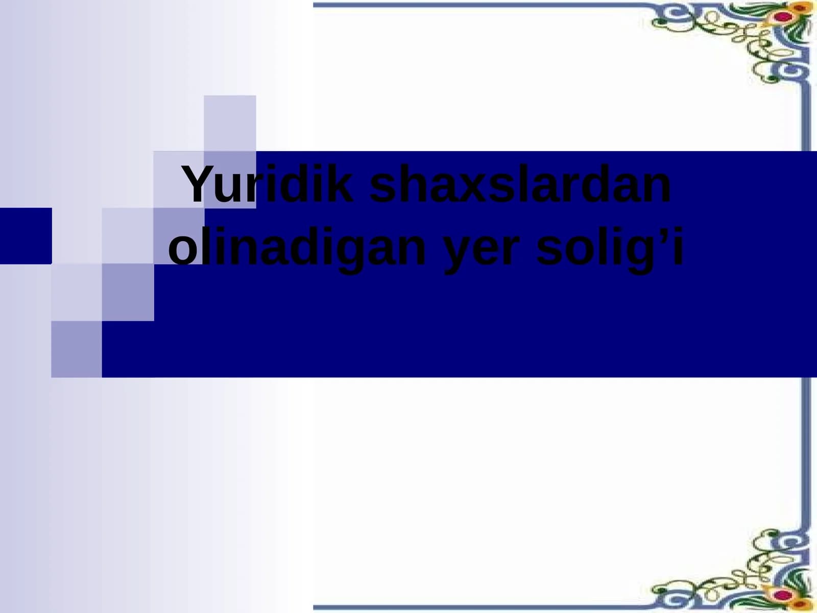 Yer solig’i