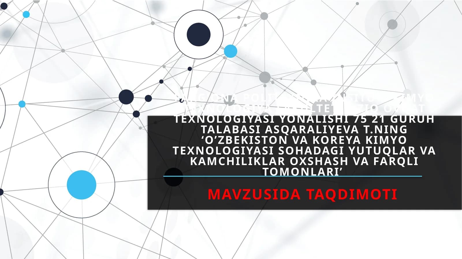 o‘zbekistonvakoreyakimyotexnologiyasisohadagiyutuqlarvakamchiliklaroxshashvafarqlitomonlari