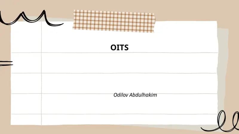 OITS tizimlari