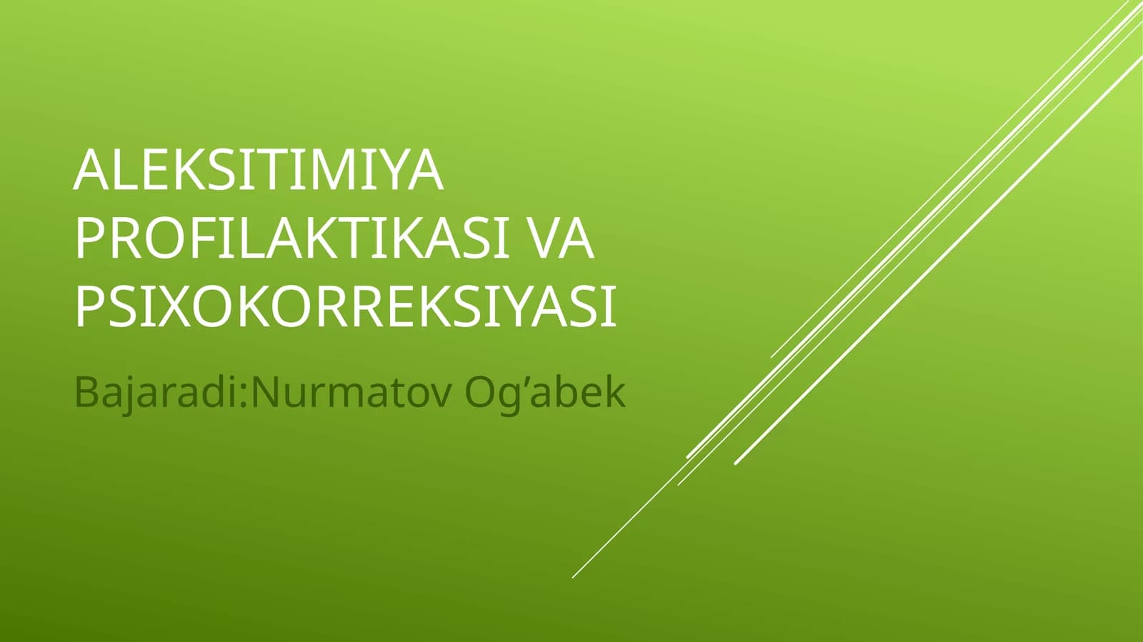 Psixologiya prezintatsiya