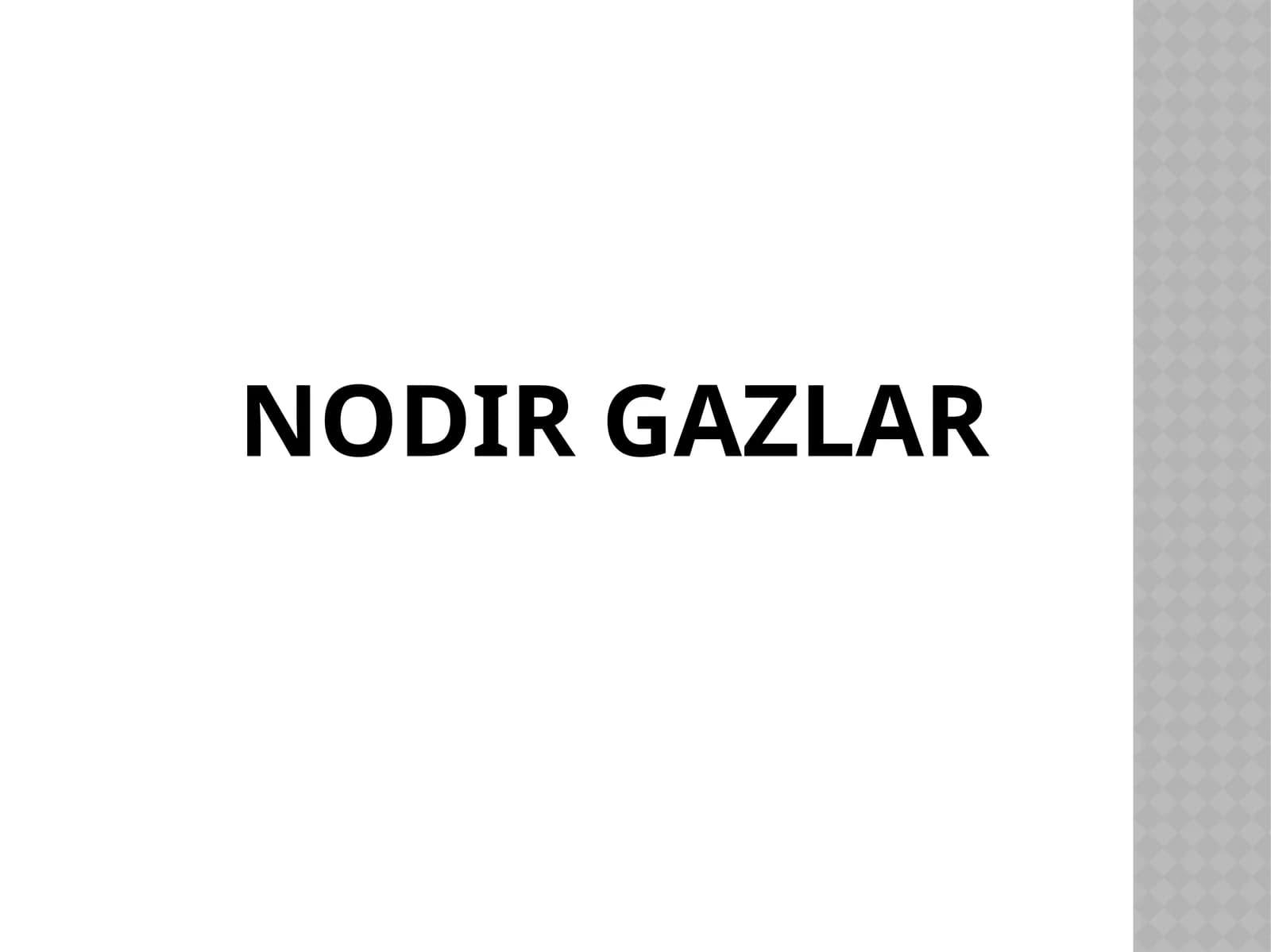 Nodir gazlar