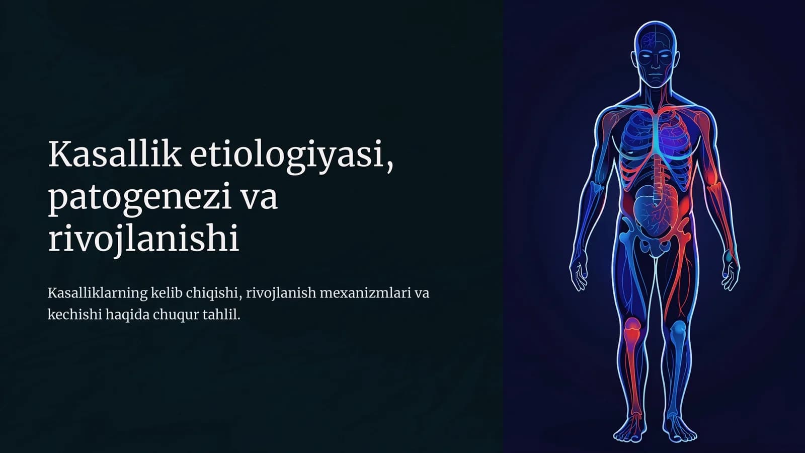 Kasallik etiologiyasi, patogenezi va rivojlanishi