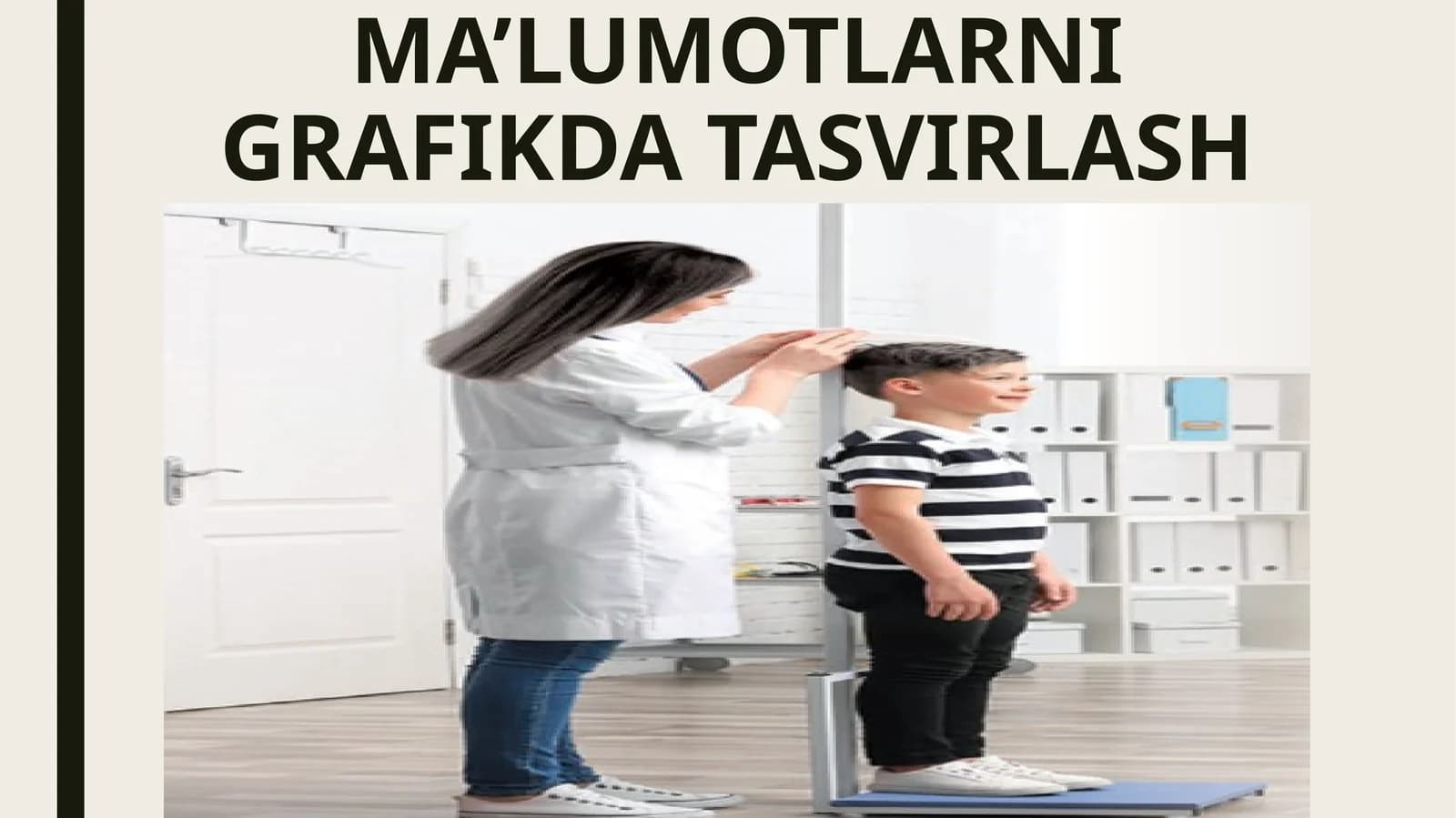 MA’LUMOTLARNI GRAFIKDATASVIRLASH