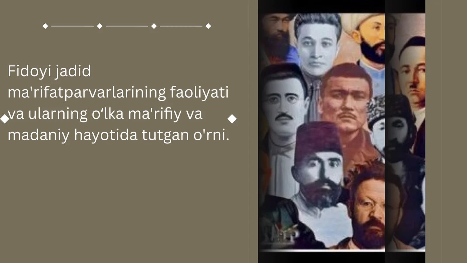 Fidoyi jadidma'rifatparvarlarining faoliyati