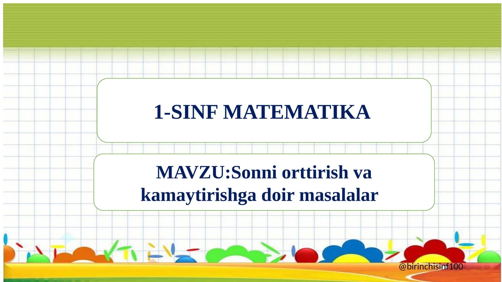 1-SINF MATEMATIKA