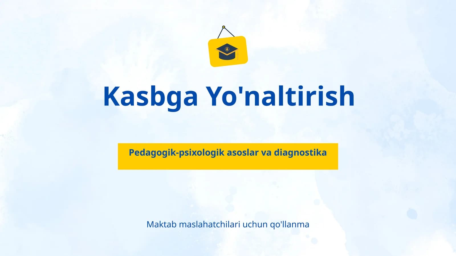 Kasbga Yo'naltirish