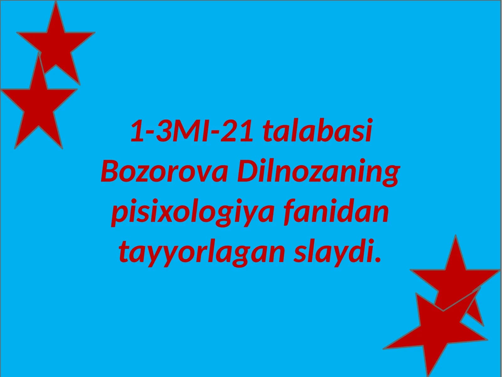 1-3MI-21 talabasi
