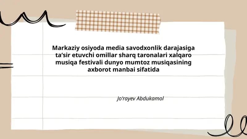 Sharq taronalari xalqaro musiqa festivali