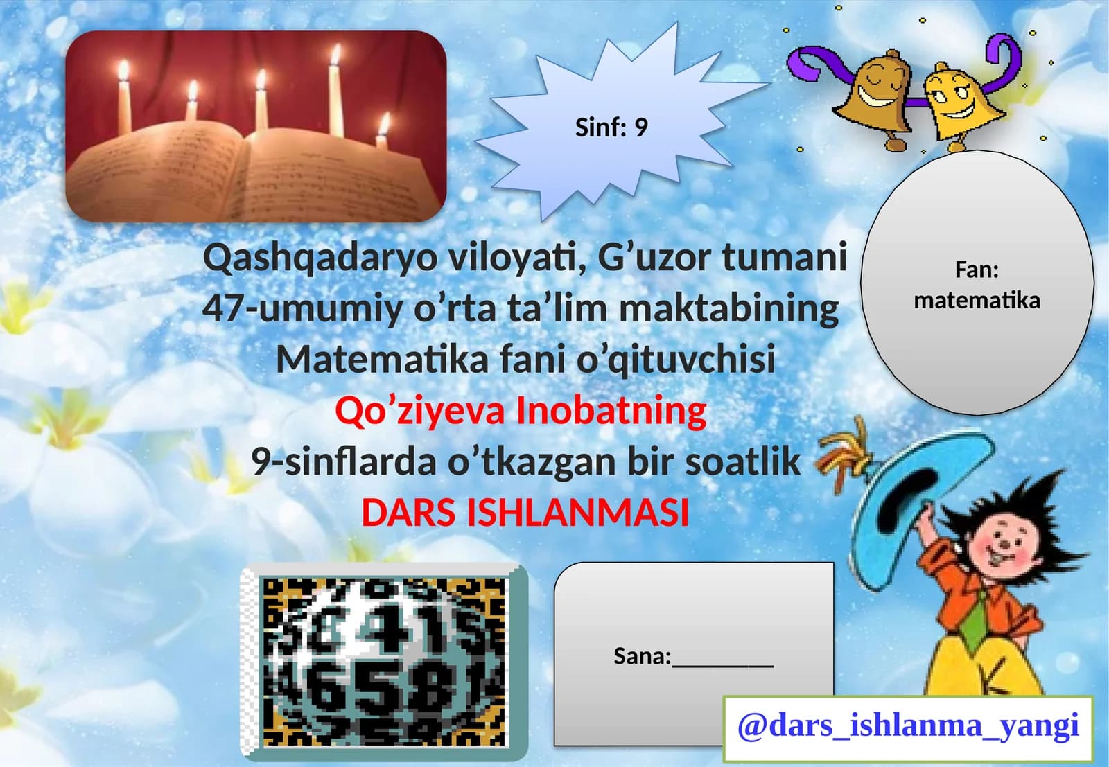 Matematika fanidan