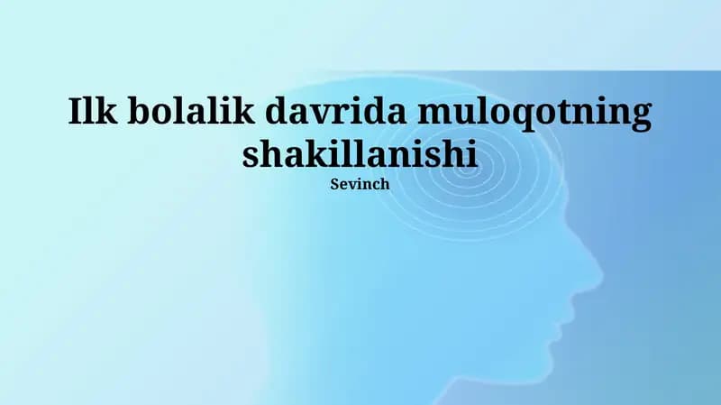 Gap tuzish ko'nikmalarining shakllanishi