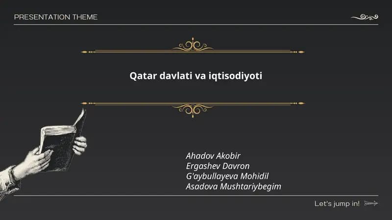 Qatar davlati va iqtisodiyoti
