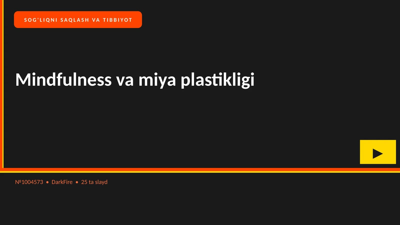 Mindfulness va miya plastikligi