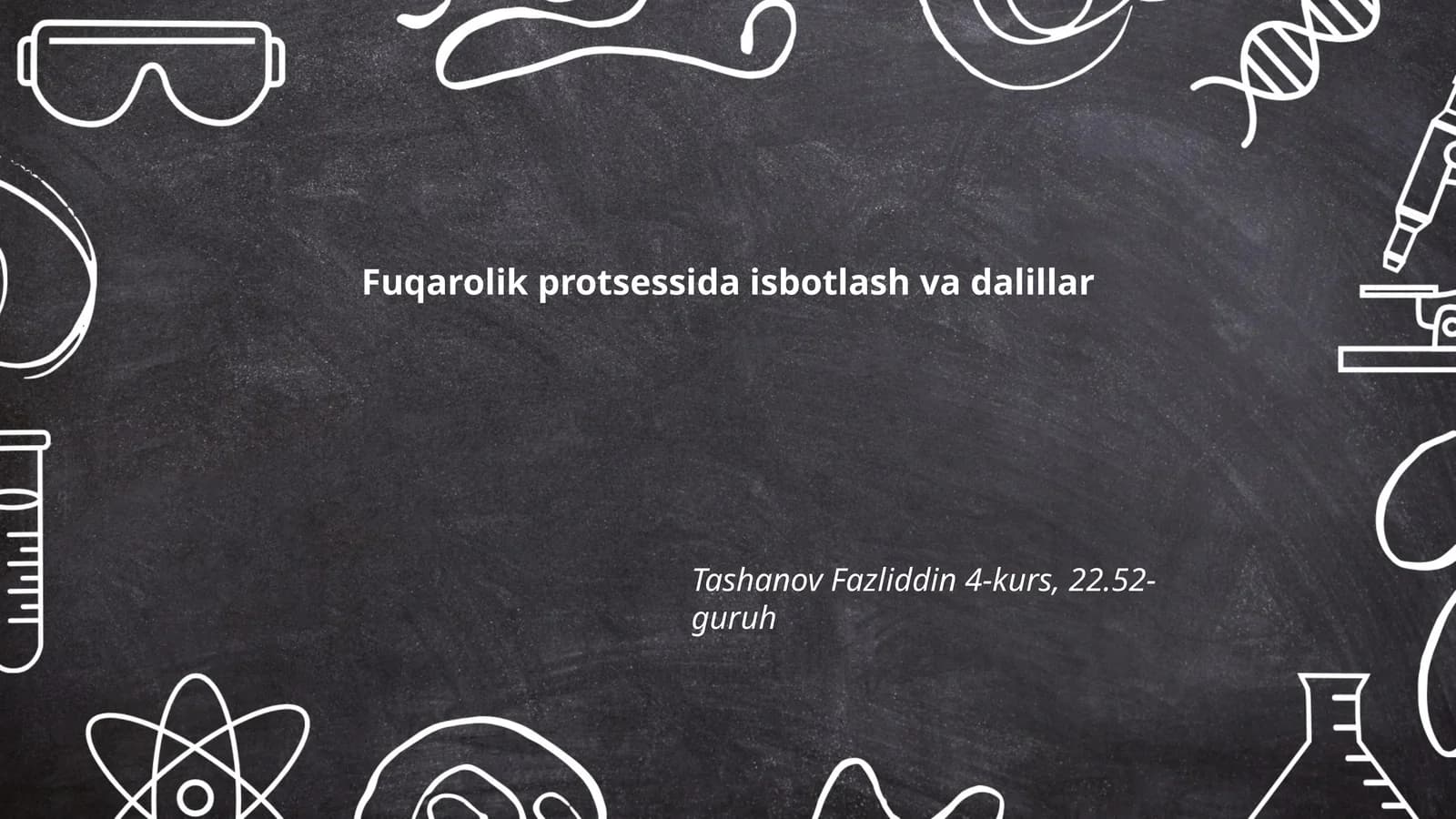 Fuqarolik protsessida isbotlash va dalillar