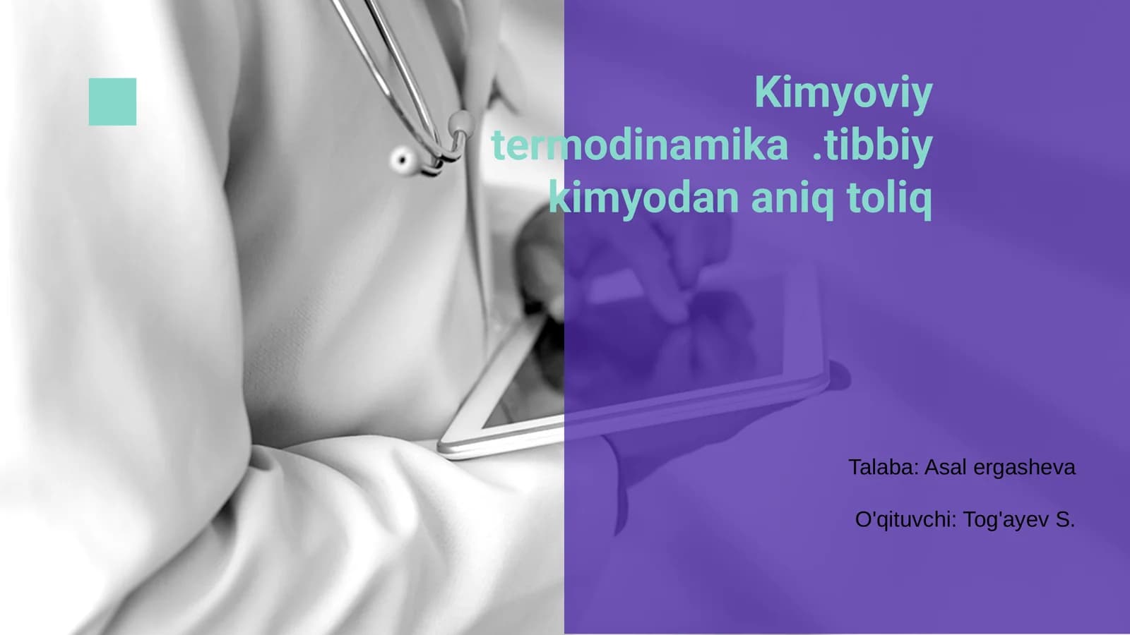 Kimyoviy termodinamika