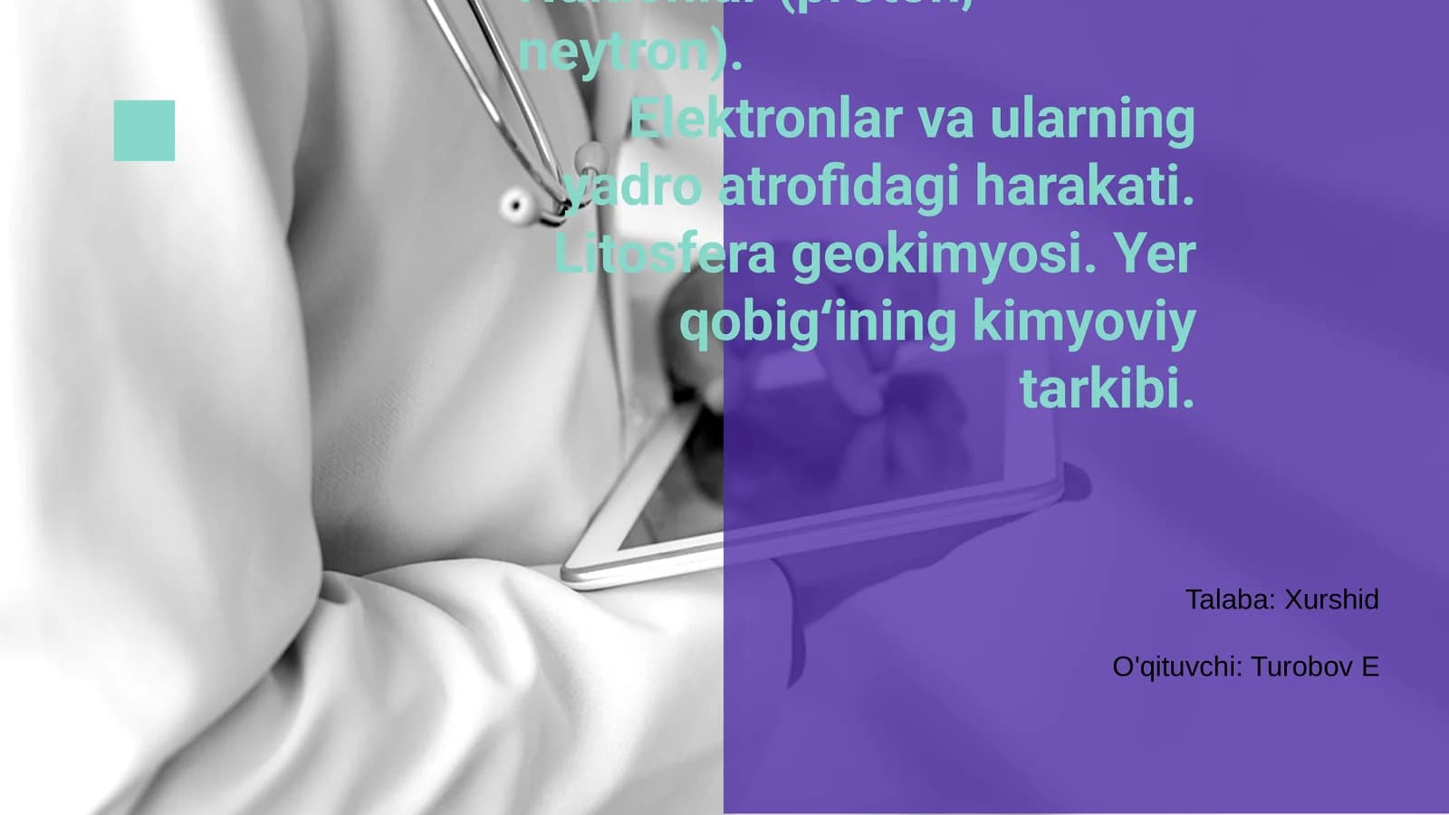 Nuklonlar (proton, neytron)