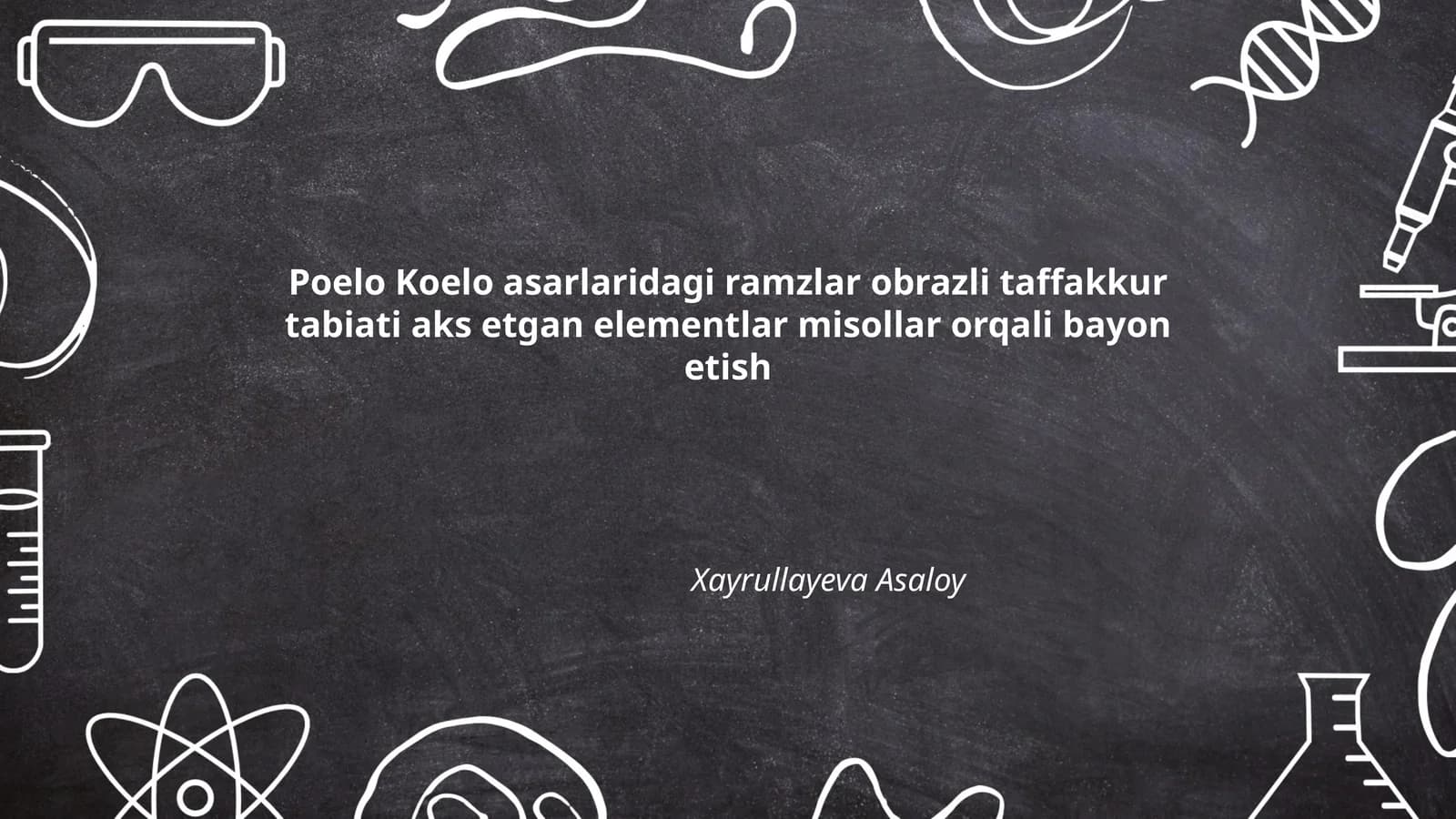 Poelo Koelo asarlaridagi ramzlar obrazli taffakkur tabiati aks etgan elementlar misollar orqali bayon etish