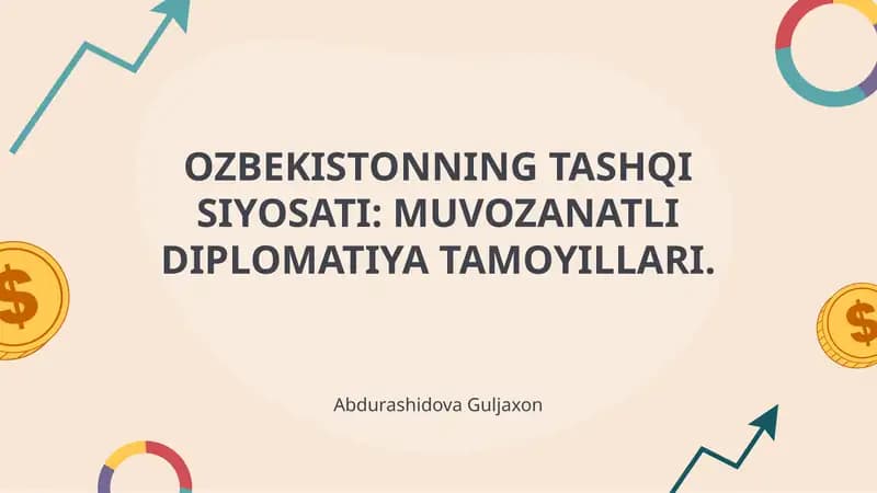 O'zbekistonning Tashqi Siyosati