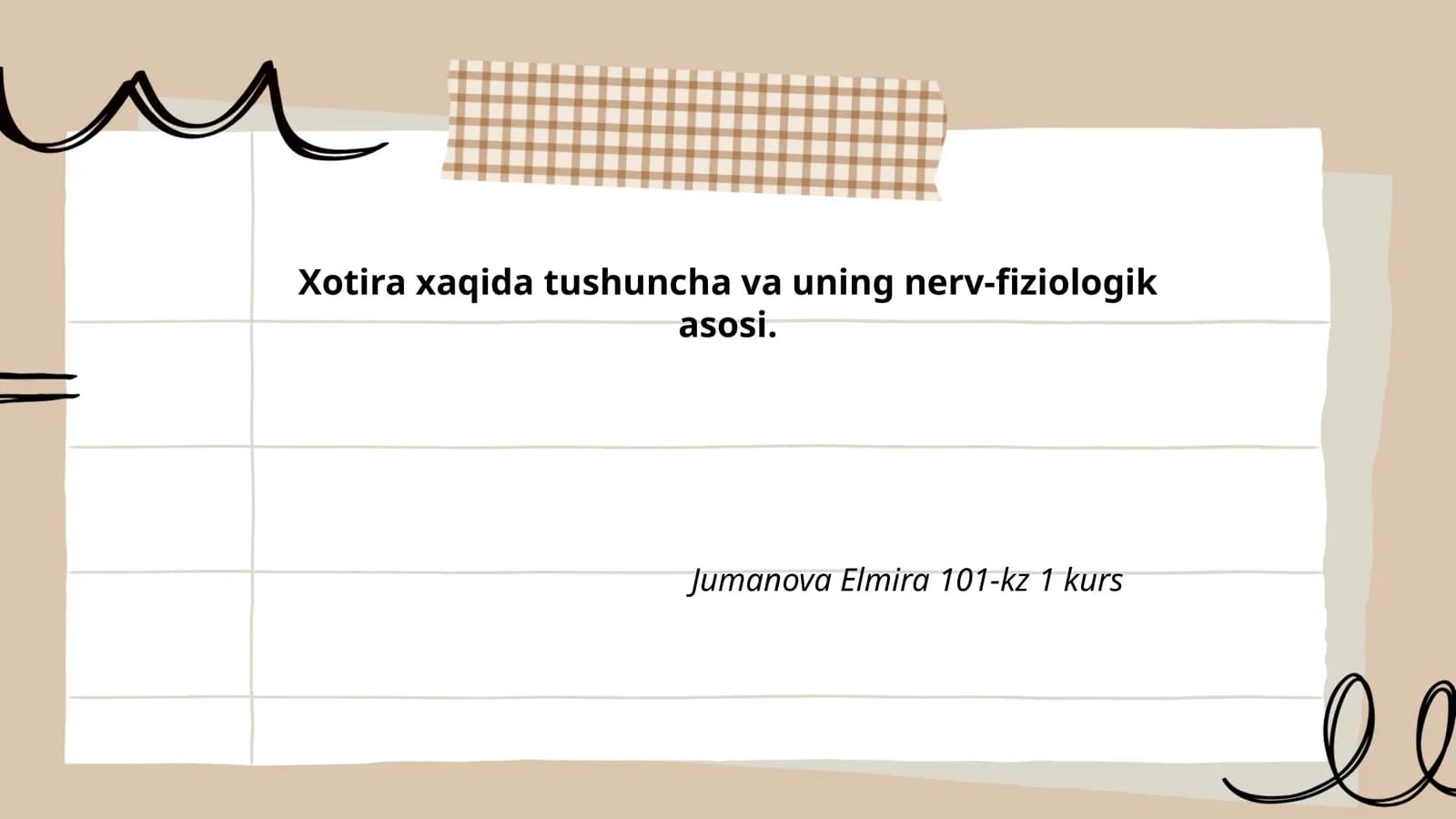 Xotira tushunchasi