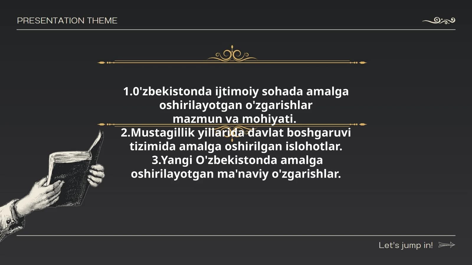 Uzbekistonda ijtimoiy sohada o'zgarishlar